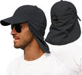 Zando UPF 50+ Sun Hats with Neck Flap for Men, Baseball Cap