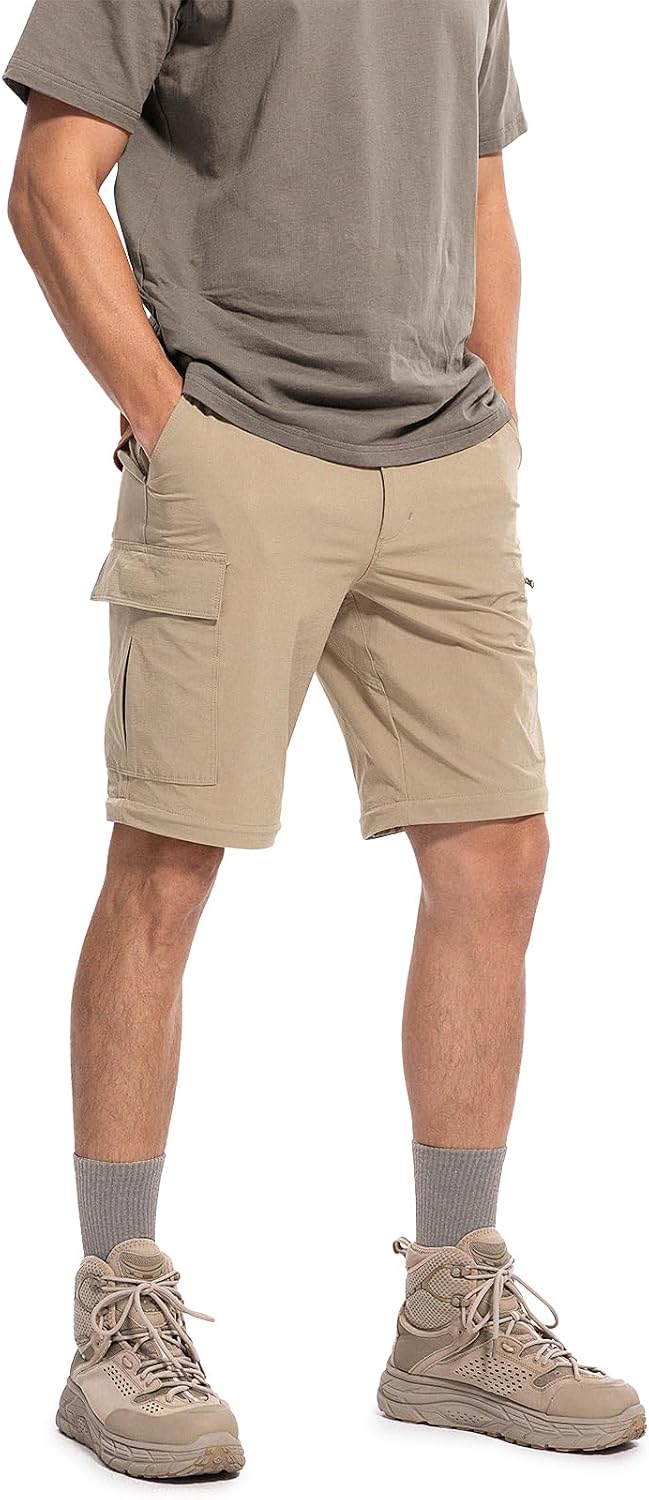 Moosehill Men's Hiking Pants: Convertible Quick-Dry