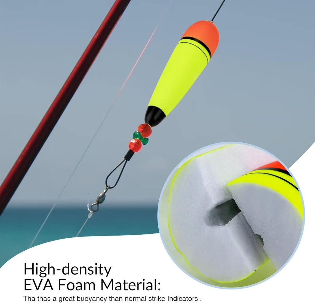 THKFISH Slip Bobbers Floats EVA-Slider-Bobbers Slip Corks