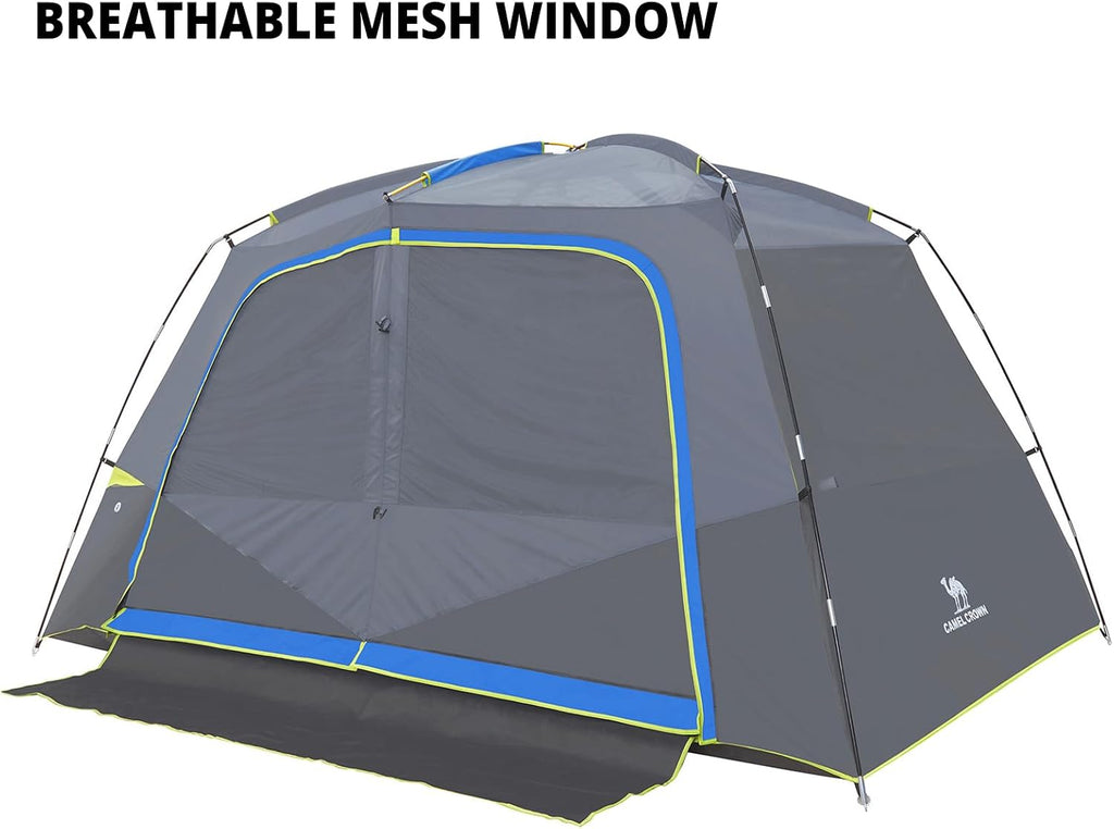 CAMEL CROWN Tents for Camping 4/6 Person Tent Waterproof Easy Setup Backpacking Tents