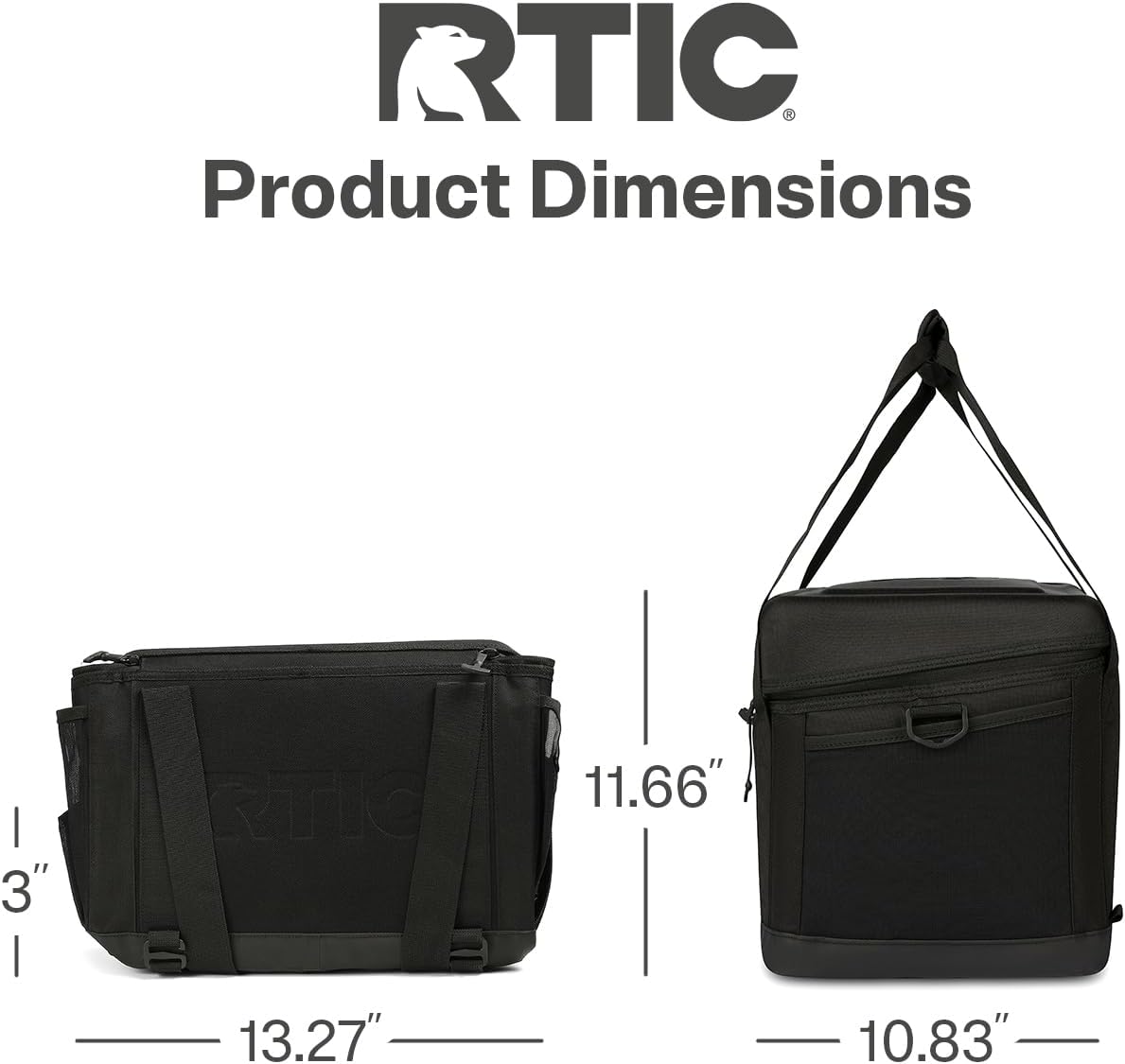 RTIC Everyday Cooler, Soft Sided Portable Insulated Cooling for Lunch, Beach, Drink, Beverage, Travel, Camping, Picnic, for Men and Women