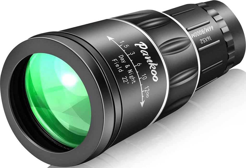 Pankoo 40X60 Monocular Telescope with Smartphone Holder & Upgraded Tripod, 2024 BAK4 Prism FMC Monoculars for Adults, HD Monocular Scope for Bird Watching Hiking Concert Camping Travelling