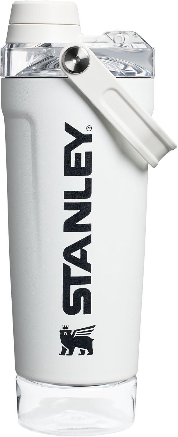 STANLEY Vitalize Shaker Bottle, 20 oz, Chalk