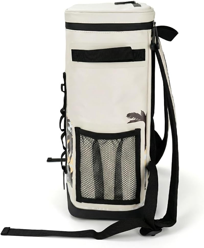 Quiksilver Cooler, 24 Cans, 48H Insulated Cooling, Leak Proof, Waterproof IPX7, Heavy Duty Cooler Bag for Beach, Camping, Fishing