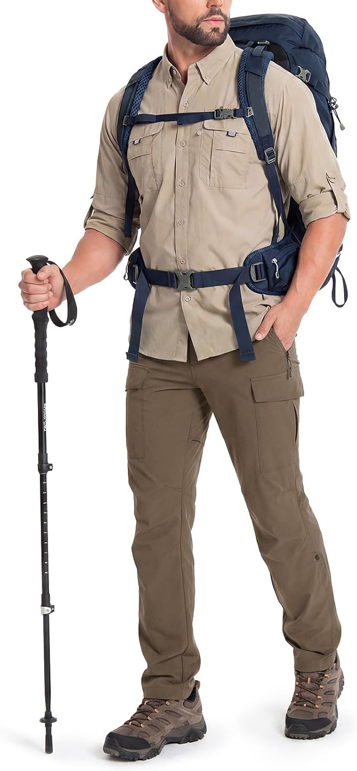 Moosehill Men's Hiking Pants: Lightweight & Stretch