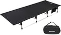 MARCHWAY Lightweight Folding Camping Cot Bed with Lever Lock, Easy Setup