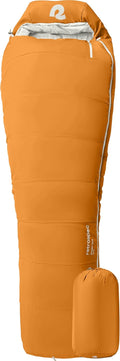 Retrospec Dream Mummy Sleeping Bag - 5, 15, & 30°F Cold Weather Camping & Travel Essential Gear with Water - Resistant Shell & Synthetic Fill - Zippered Pocket & Stuff Sack