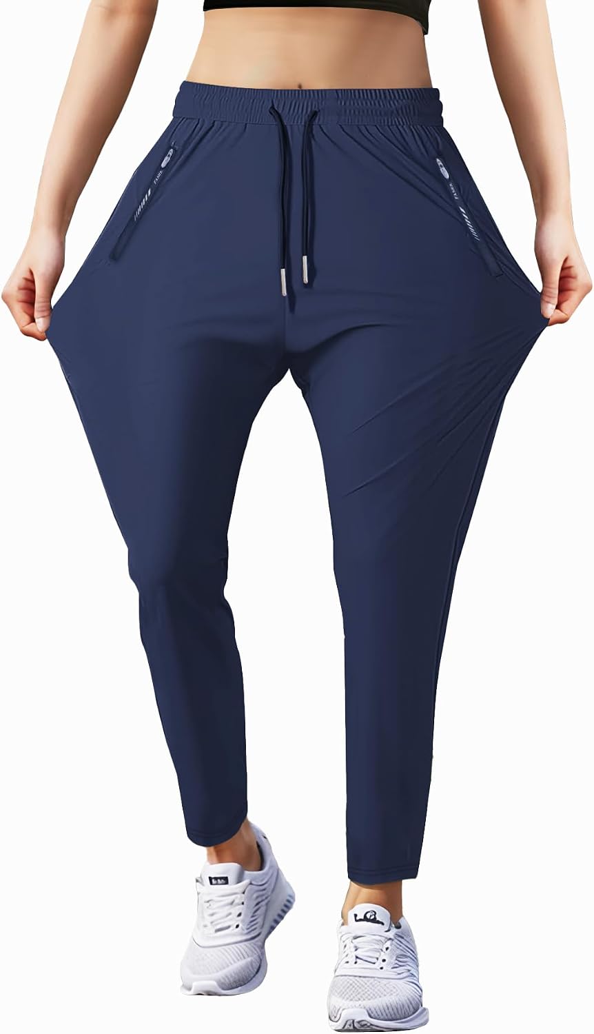 Hidkat Women's Outdoor Hiking Pants Stretchy Running Athletic Pants