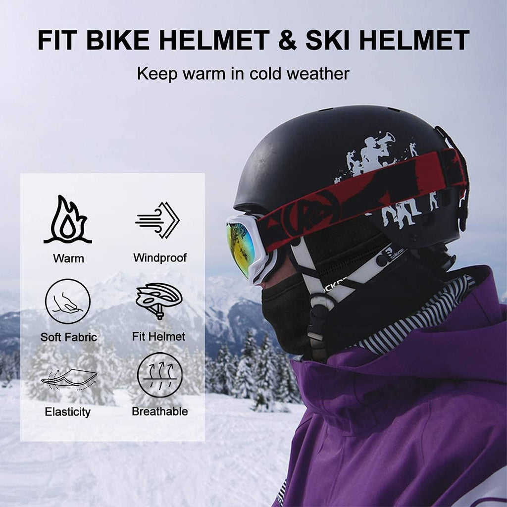 ROCKBROS Windproof Thermal Balaclava Ski Mask for Men and Women Cycling