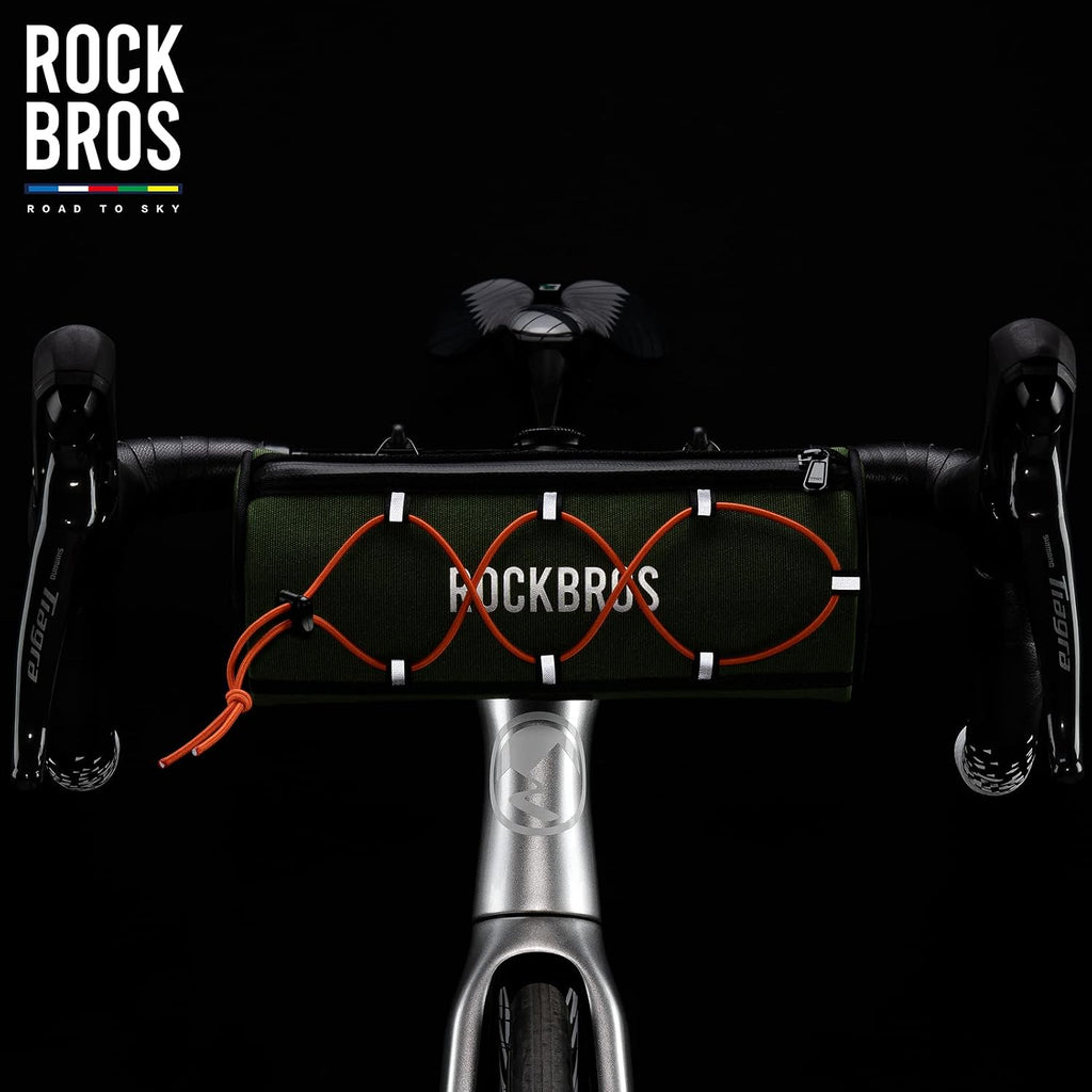 ROCKBROS ROAD TO SKY Bike Handlebar Bag 2L Knob Mount Lightweight
