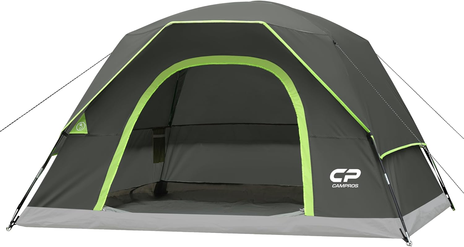 CAMPROS CP Tents for Camping 2/4/6 Person, Waterproof Windproof Dome Tent