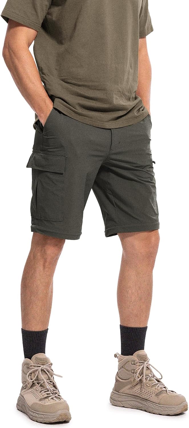 Moosehill Men's Hiking Pants: Convertible Quick-Dry