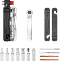 ROCKBROS Bike Tool Kit Portable 7 Magnetic Bits Ratchet Wrench Tire Levers