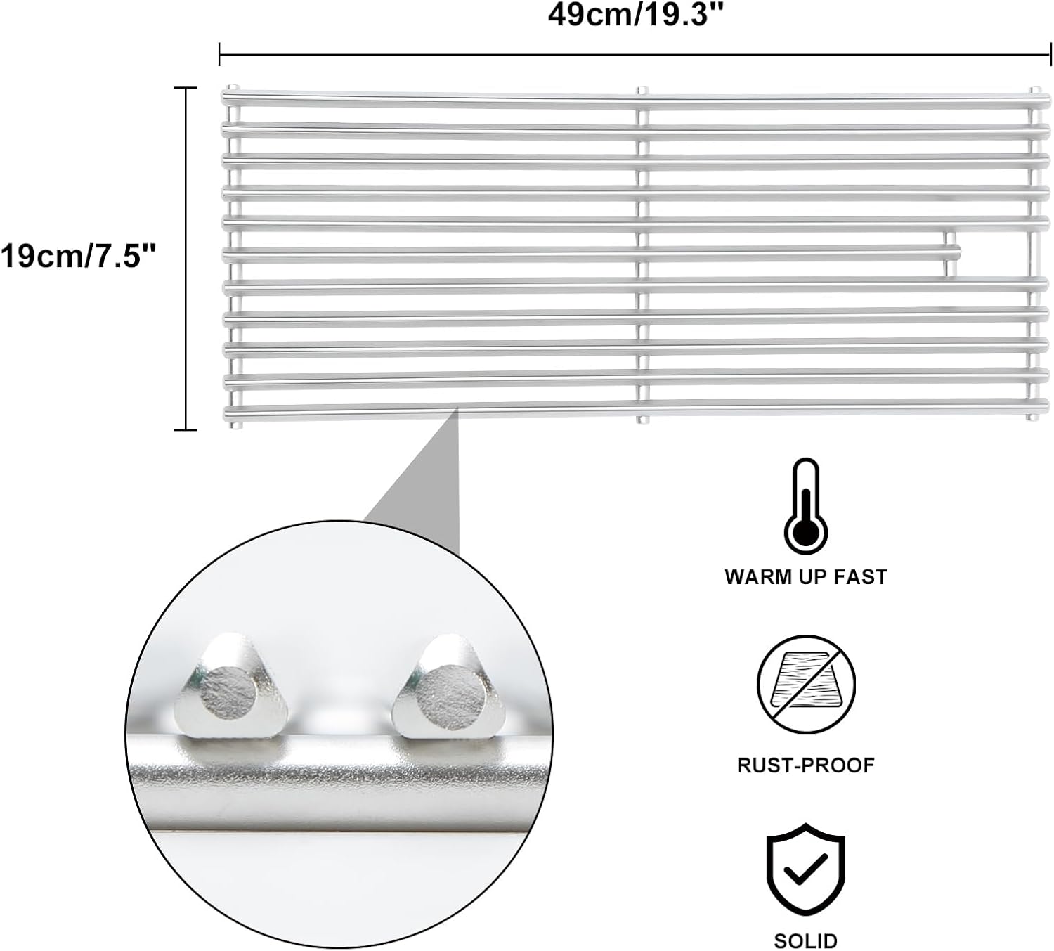 Blaze Grill Grates Replacement 1pcs Set