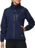 Nepest Womens Cycling Rain Jackets Biking Windbreaker with Hood UPF 50+