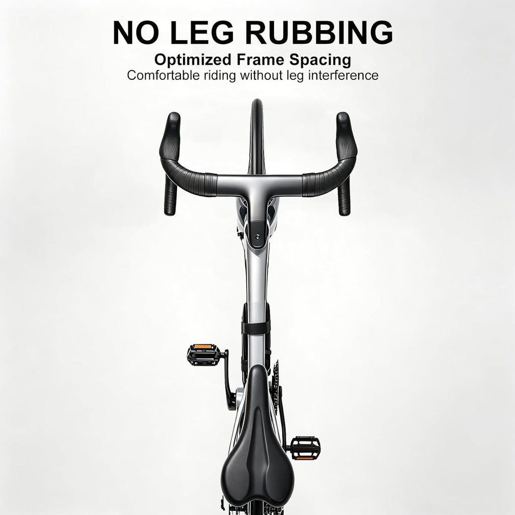 Bike Frame Bag, Water-Resistant Triangle Storage Travel Bag for Mountain Road Bike, Cycling Storage Tool Accessories with 3 Straps and Leg-Friendly Design