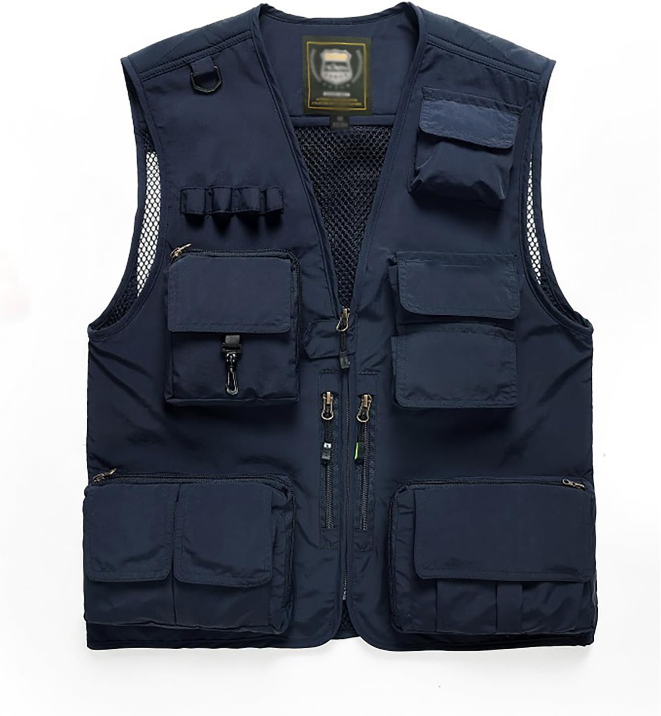 Spanye Mens Fishing Hunting Vest Outdoor Travel Utility Vest Tactical Work Jacket Multi Pocket