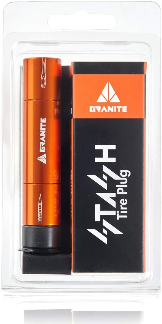 Granite Stash Tubeless Flat Tire Repair Kit (Orange)