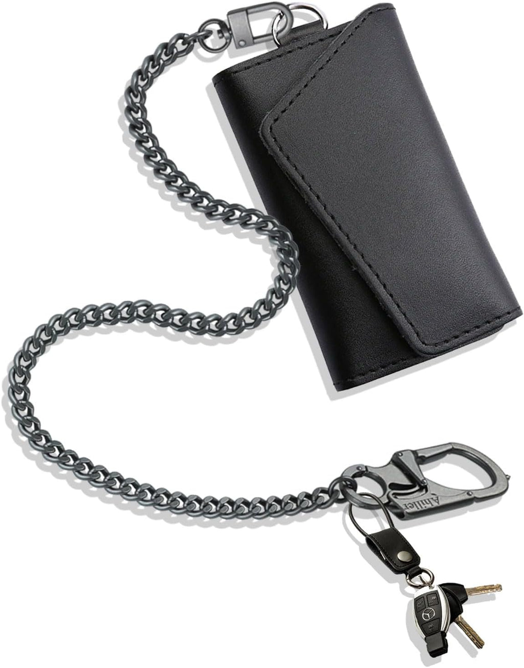 Ahiller Anti-Theft Wallet Chain Security Key Chain for Men