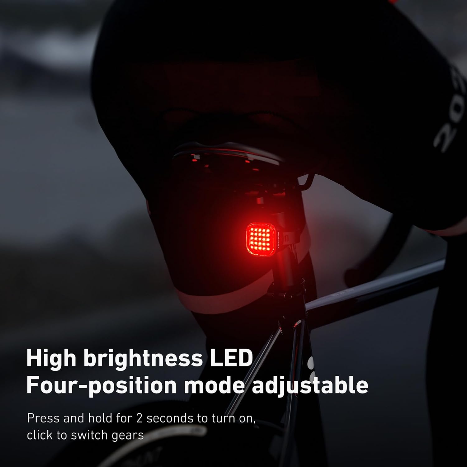 Bike Light Set - 2000 Lumen USB Rechargeable Headlight & Safety Tailligh, 5+4 Modes, 200M Visibility, Tool-Free Mount - IPX6 Waterproof Aluminum Alloy for Mountain/Commute Biking