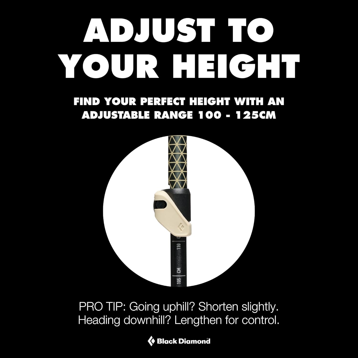 BLACK DIAMOND Trail Trekking Poles (Pair), Lightweight, Aluminum, Hiking