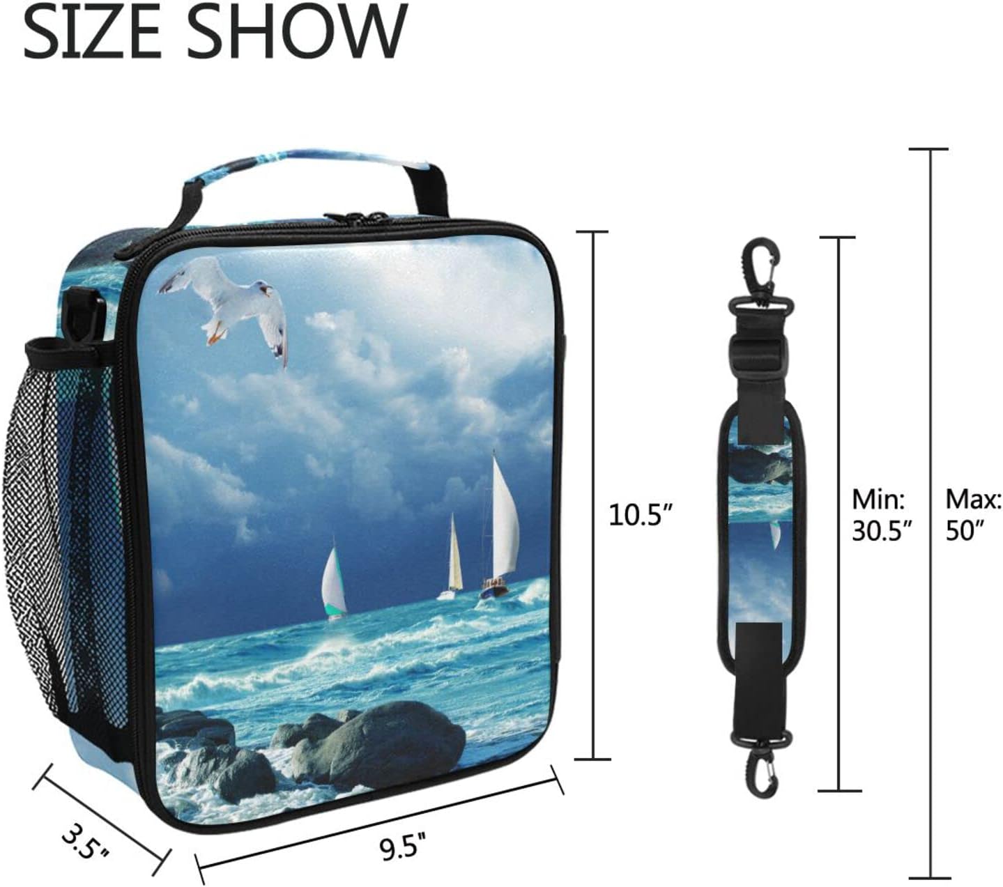 Lunch Box Insulated Lunch Bag Cooler Tote Bag