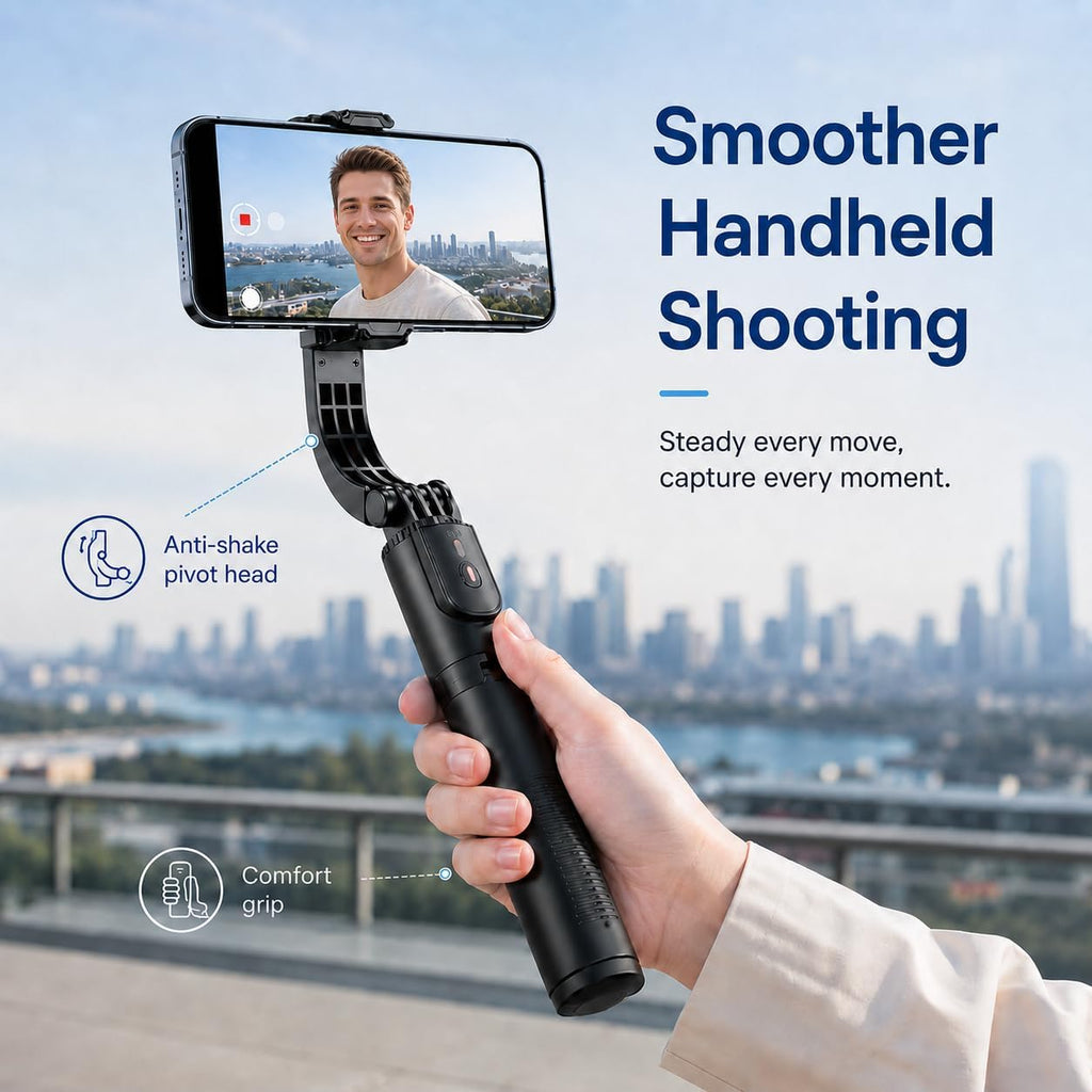 Black Tripod for iPhone with Light, Ring Light Holder for iPhone, Adjustable Selfie Stick Stand with Fill Light, Extendable Phone Tripod for Video Recording, Live Streaming, and Photography
