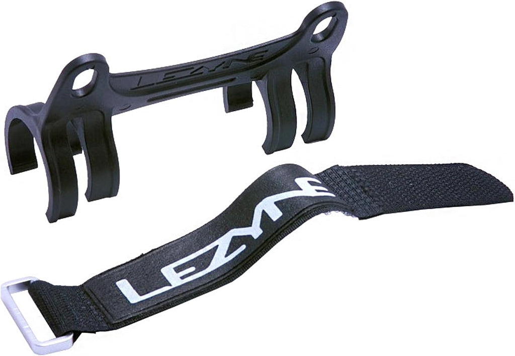 LEZYNE Frame Mount for Pump with Straps, Black