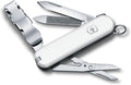 Victorinox Nail Clip 580 Swiss Army Pocket Knife - Small Multi-Tool for Camping With 8 Functions, Blade, Nail File, and Cleaner