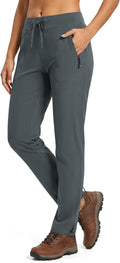 TBMPOY Women's Hiking Pants Lightweight Water Resistant Stretch
