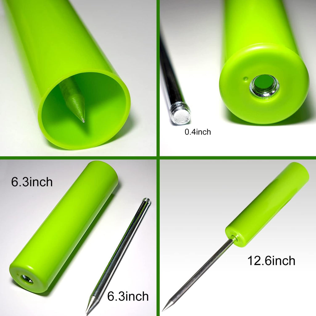 Fishing Rod Holder, 4 Pack Fishing Pole Holders Ground, Rod Holders for Bank Fishing, Beach Support Stand Reinforced PVC, 4 Free Alarm Bells