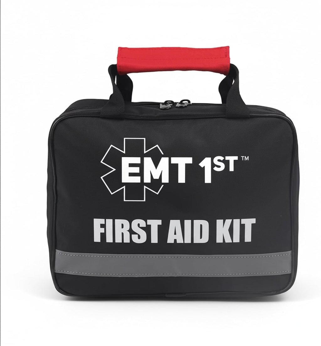 EMT 1st Emergency First Aid Kit Empty Compact EMT Bag for Car, Home Travel