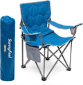 SUNNYFEEL Oversized Camping Chair for Adults, Heavy Duty 500LBS Blue