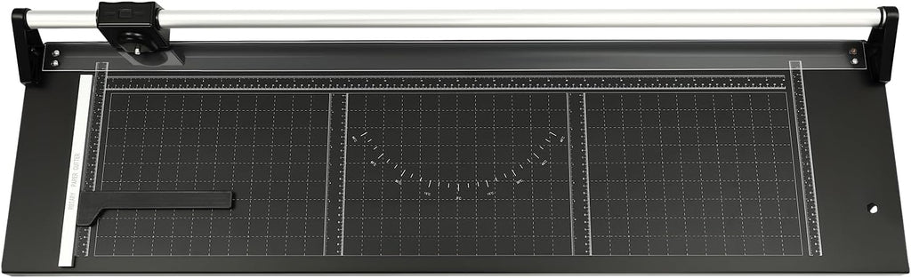36 in Rolling Cutter Rotary Paper Trimmer Precision Manual Rotary Paper Cutter Heavy Duty Professional Paper Cutter with Magnetic Positioning Ruler for Photo Paper, Office Paper