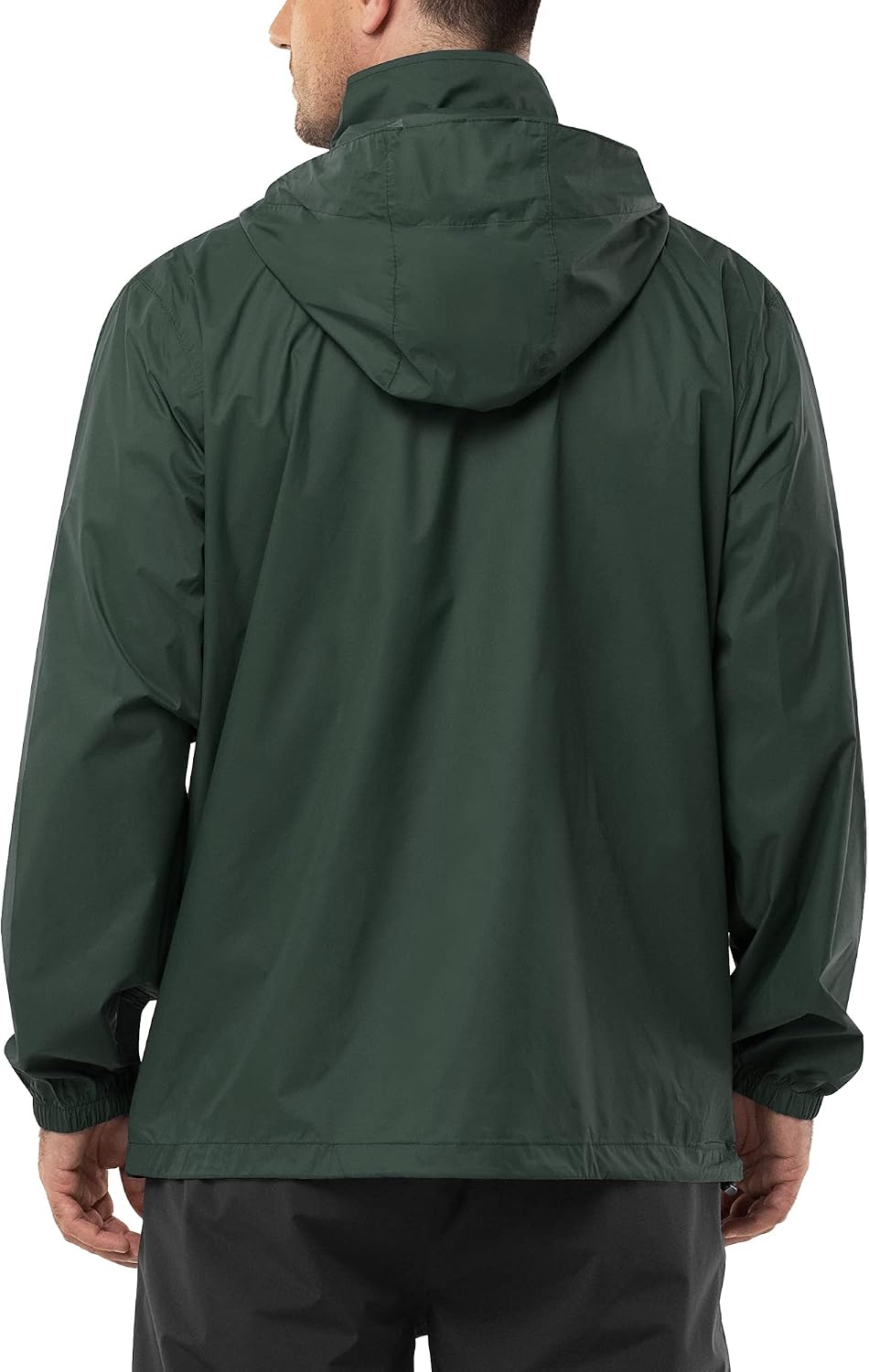 Outdoor Ventures Men's Rain Jacket Waterproof Lightweight Packable Raincoat