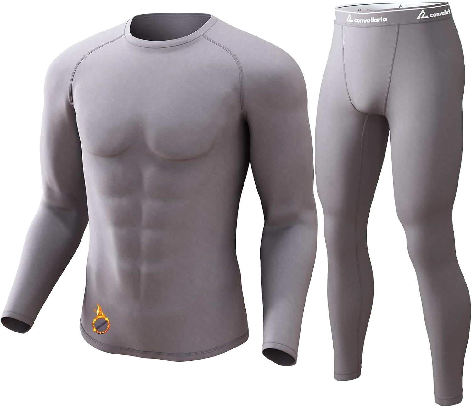 Mens Thermal Underwear Long Johns Base Layer Set Cold Weather 1/2/3 Pack