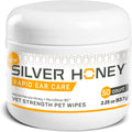 Silver Honey Rapid Ear Care Vet Strength Pet Wipes, 50ct, Manuka Honey &amp; MicroSilver BG