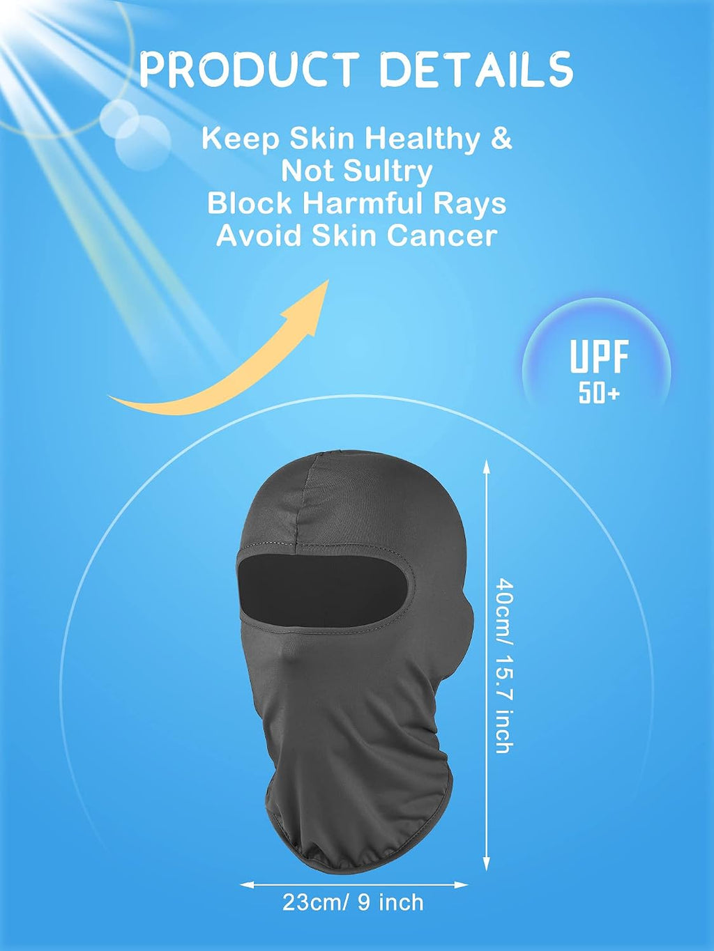 Geyoga 12 Pcs Ski Mask Balaclava Full