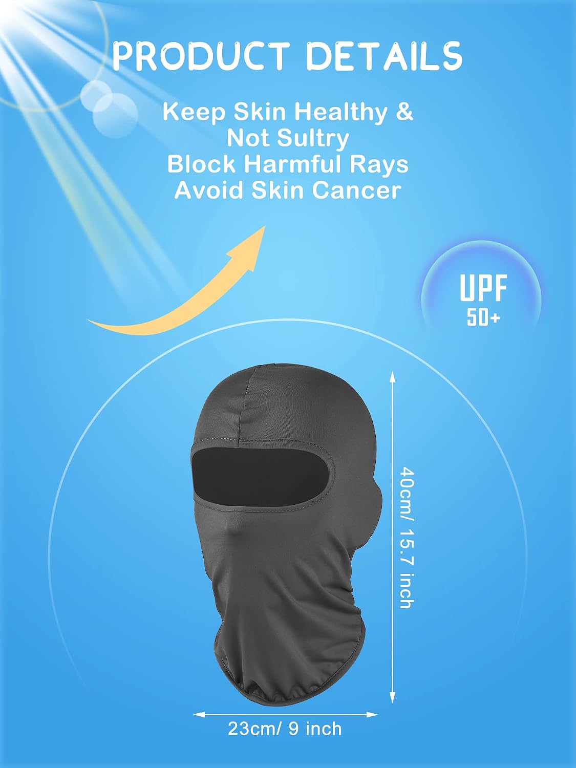 Geyoga 12 Pcs Ski Mask Balaclava Full
