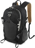 20L Hiking Backpack With Rain-Cover, Lightweight Packable Backpack For Women Men, Hiking Daypack Backpacks Fit For Camping, Sports, Daily Commuting, Short Trips (Black)