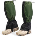 2 PCS Garden Trimming Leg Chaps, Waterproof Lawn Care Leg Gaiters, Adjustable Leg Gaiters, Weed Eating Leg Protectors for Women Men, Leg Guards for Garden Farm Working Hiking Climbing Hunting (Green)