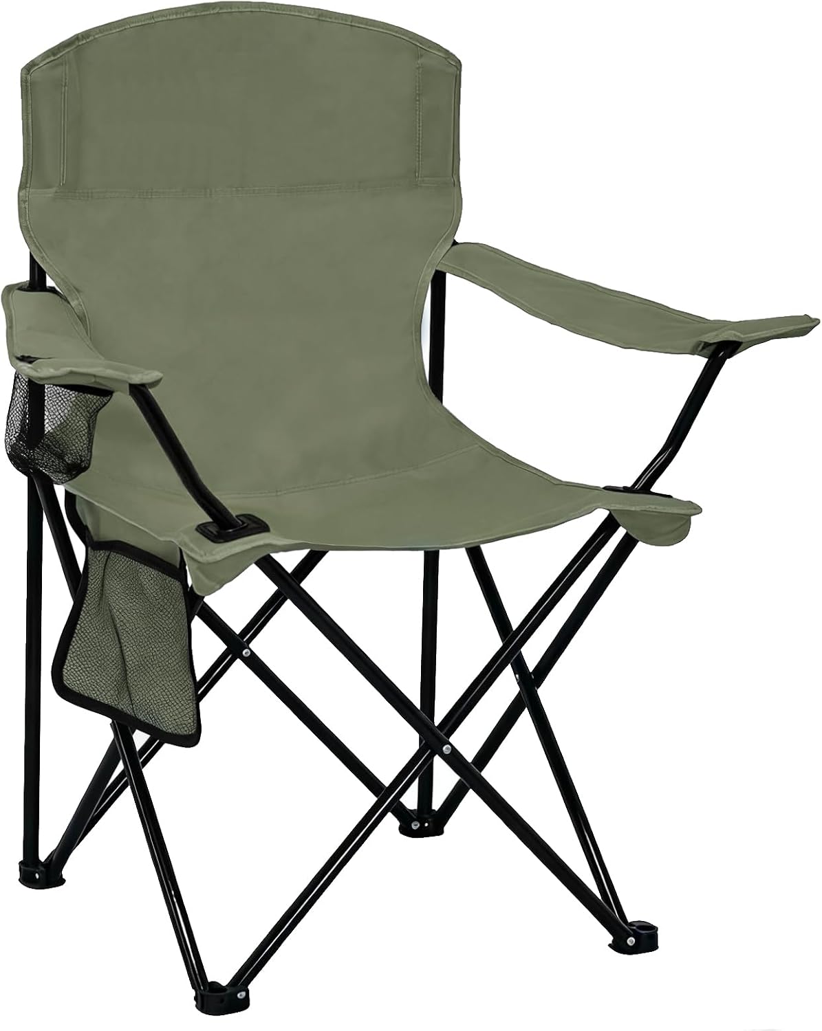 Camping Chair 2 Pack Portable Folding Chair, Supports 300lbs, Lightweight Stable Outdoor Chair for Camping Hiking Fishing Beach Travel Picnic, Compact Collapsible Camping Seat, Midnight Blue