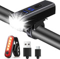 Bike Lights for Night Riding Super Bright High Lumens Bike Wheel Lights Front and Back USB Rechargeable Powerful IPX6 Waterproof Taillight Set for Road and Mountain