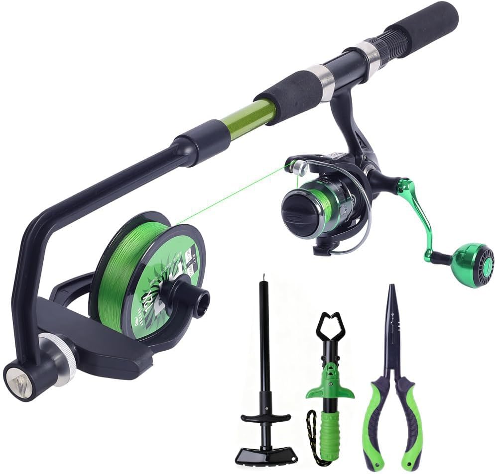 Fishing Line Spooler, Adjustable line Winder,No Line Twist, Portable for Casting & Spinning and Trolling Reel