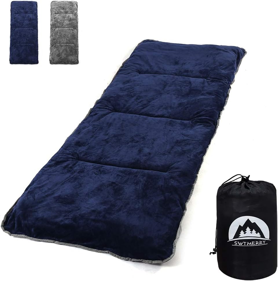 SWTMERRY Cot Mattress Topper - Quilted Cot Pads for Camping, Soft Comfortable Sleeping Cot Mattress Pad Only, Camping Pad 75"x28" for Camp Cot/Rv Bunk/Narrow Twin Bed