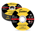 25 Pack 3" X3/64X3/8 Cut Off Wheels for Metal, Rotary Tool Cut Off Discs