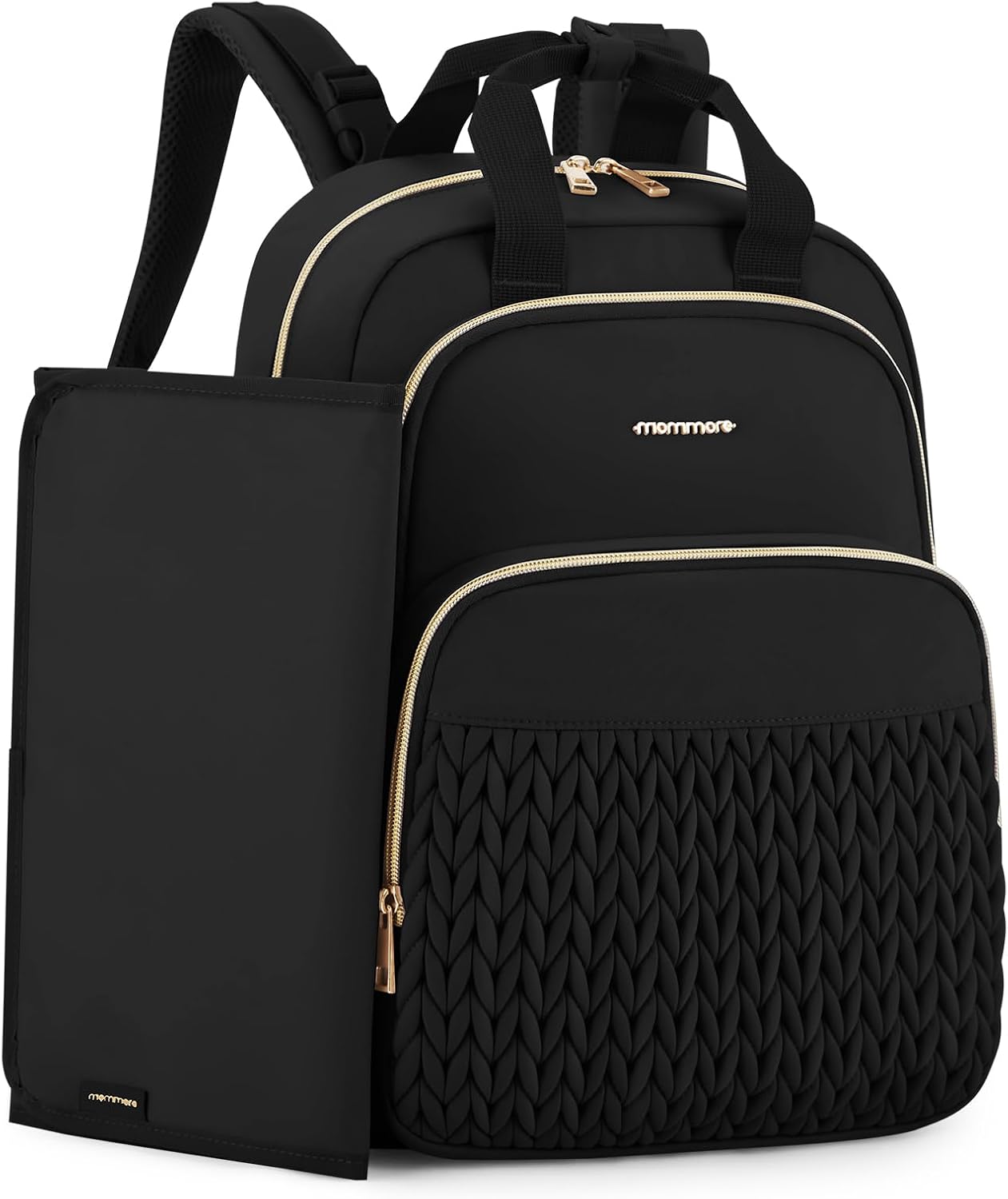 mommore Diaper Bag Backpack, Large Travel Baby Bag for Daily Essentials