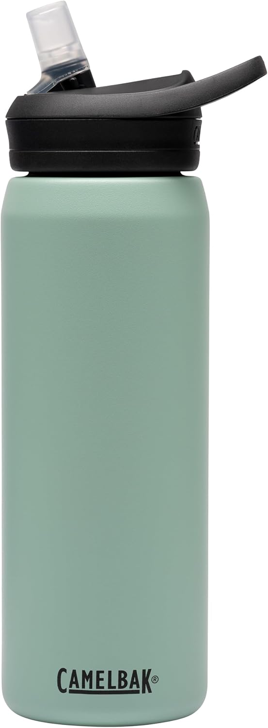 CamelBak Eddy+ Insulated Stainless Steel 25oz Water Bottle with Straw, Leakproof Cold Hydration Bottle, Seafoam