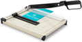Ecraft 12" Guillotine Paper Cutter：Paper Trimmer Accurate Cutting with Safety Guard,15 Sheets Capacity,Magnetic Guide,Heavy Duty Metal Base, Perfect for Cardstock,Cardboard,Vinyl,Crafts & Photos