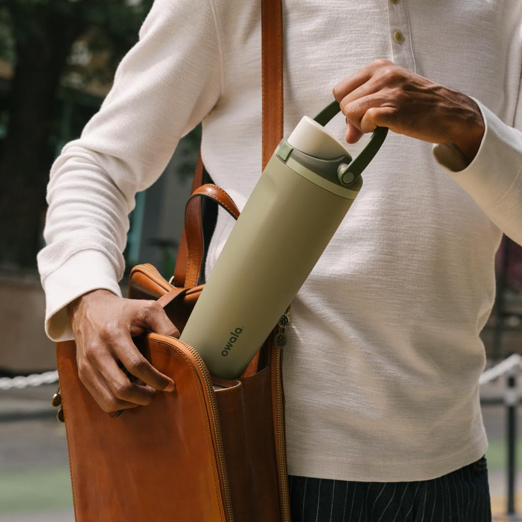 Owala FreeSip Sway Stainless Steel Water Bottle 30 oz Denim